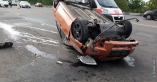 Пассажир иномарки пострадала в результате аварии на Овидиопольской  дороге