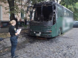 В центре Одессы неизвестный подожг квестовый автобус