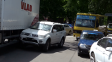 ДТП на улице Польской спровоцировало пробку в центре Одессы