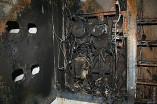 В Приморском районе горела электрощитовая в жилом доме