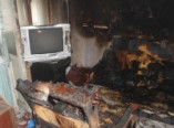 Во время пожара в центре Одессы пострадал хозяин квартиры
