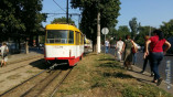 В Одессе остановлено движение трамваев четырех маршрутов