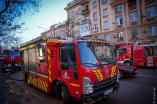 В центре Одессы горел четырехэтажный жилой дом