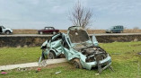В Одесской области пьяный водитель «Chevrolet» протаранил бетонный столб