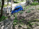 Автомобиль «упал» со склона в Одессе