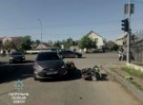 В дорожной аварии в Одессе пострадал мотоциклист (фото)