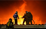 Пожар на заводе в Лиманском районе