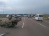 Под Одессой в ДТП перевернулся автомобиль (подробности)