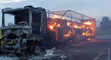 В Измаильском районе на трассе Одесса-Рени горел грузовик