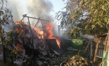 Под Одессой 4 часа тушили пожар