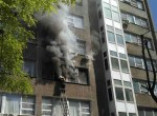 В результате пожара в  академии архитектуры пострадала студентка