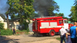 В Одессе горел заброшенный сарай (фото)