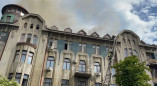 Пожежа в Одесі: на вулиці Катерининській горить пам'ятка архітектури