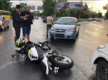 На Краснова автомобіліст збив мотоцикліста