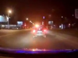 Пьяный водитель разъезжал на служебном автомобиле (фото, видео)