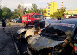 В Одессе сгорели два автомобиля