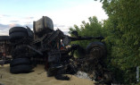 Смертельное столкновение двух зерновозов на трассе «Одесса – Киев»