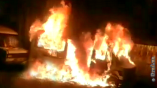 В центре Одессы сгорел автомобиль