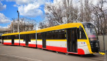 В Одессе выпустили четвертый трамвай «Одиссей МАХ»