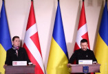 Президент Украины Владимир Зеленский и премьер-министр Дании Метте Фредериксен