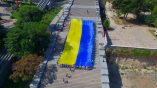 Флаг Украины на Потемкинской лестнице