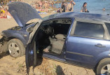 В Одесской области автомобиль переехал малыша и упал на пляж