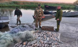 350 тысяч гривен убытков: на озере Кугурлуй мужчина наловил рыбы на статью