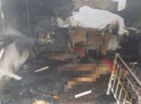 Пожар в Саратском районе не скрыл следы преступления (фото, видео)