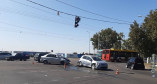 Автомобиль Chevrolet с ребенком в салоне попал в ДТП в Одессе