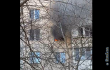 На поселке Котовского горела квартира