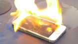 Загорелся мобильный телефон