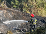 Пожежі у двох районах Одеси: горів сухостій на схилах