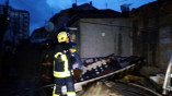 Пожар в жилом доме на Молдаванке