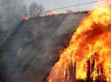 В результате пожара погиб хозяин дома