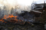 В Одесской области горела надворная постройка