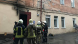В центре Одессы горел трехэтажный жилой дом