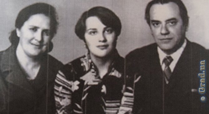 Марина с родителями