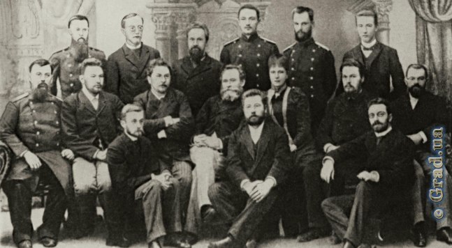 Самойлов в лаборатории Павлова