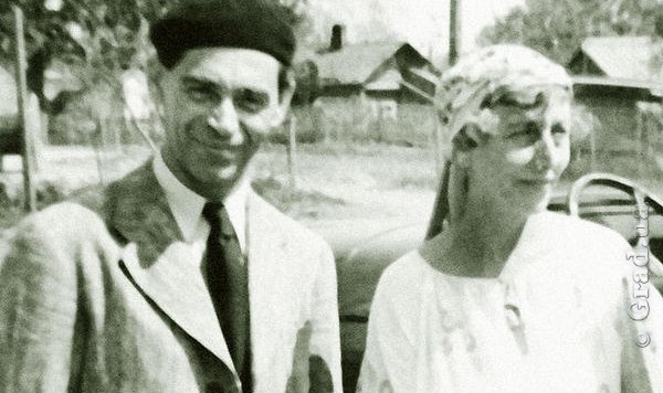 Борис Иофан и его жена Ольга