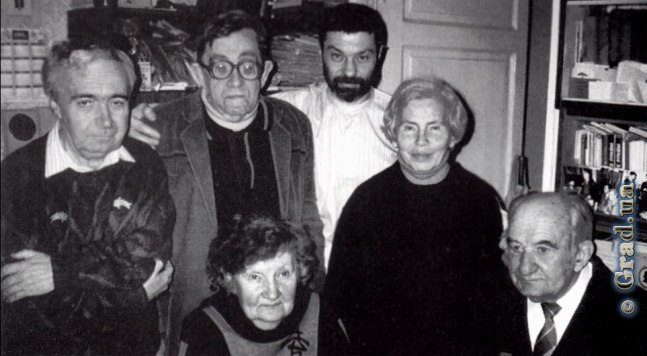 Виктор Семёнович Фельдман с женой и друзьями