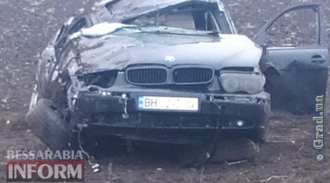 Водитель BMW не справился с управлением