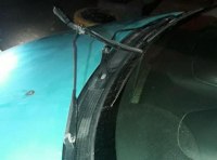 Ночью на поселке Котовского розгромил 4 машины ФОТО-5