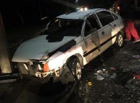 Подвыпивший измаильчанин врезался на машине в ЛЭП ФОТО-3