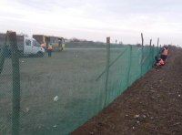 На дорогах Одесской области устанавливается снегозащита