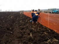 На дорогах Одесской области устанавливается снегозащита