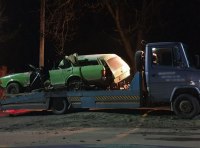 Форд разлетелся при ударе в дерево: ночное ДТП в Измаиле