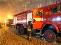 Пожар в жилом доме на Нежинской. Фото: Вечяслав Теняков