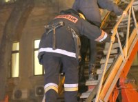 Пожар в жилом доме на Нежинской. Фото: Вечяслав Теняков