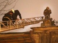 Пожар в жилом доме на Нежинской. Фото: Вечяслав Теняков