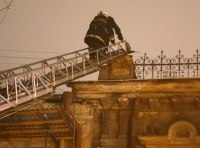 Пожар в жилом доме на Нежинской. Фото: Вечяслав Теняков